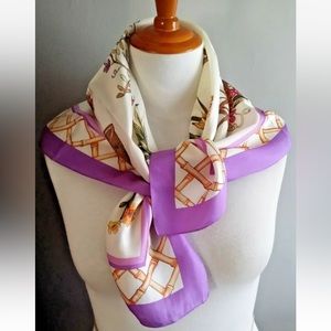 ECHO FLORAL GARDEN SILK SQUARE SCARF